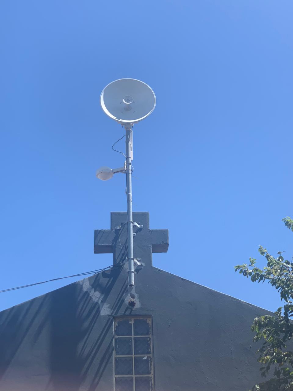 Installed customer CPE dish